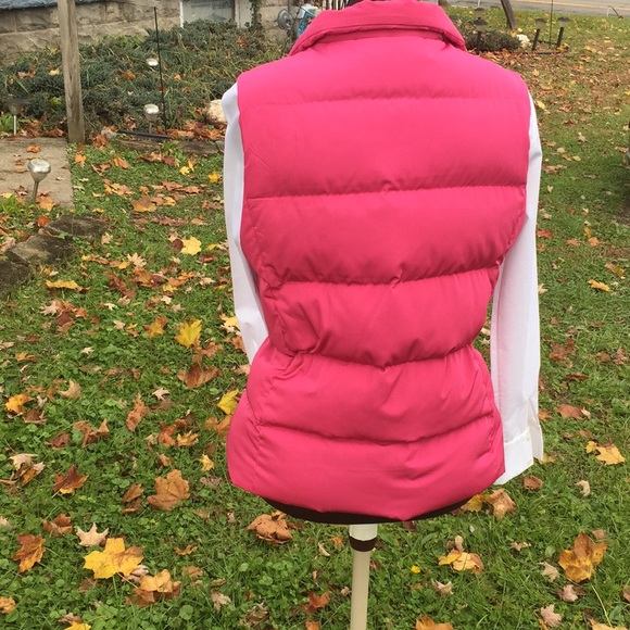 Talbots 🌹puffer vest coat mauve pink zip/snap - Picture 6 of 8